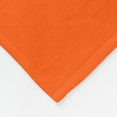 Orange, Schwarz, Rosa und Gelb Fleecedecke (Ecke)