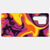 Orange, Schwarz, Rosa und Gelb Samsung Galaxy Hülle (Rückseite (Horizontal))