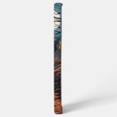 ORANGE & SCHWARZ SPOOKING SPUK HAUS SAMSUNG GALAXY HÜLLE (Linke Seite)