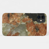 Orange, Schwarz und Clear Quarz Case-Mate iPhone Hülle (Rückseite (Horizontal))