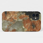 Orange, Schwarz und Clear Quarz Case-Mate iPhone Hülle (Rückseite (Horizontal))