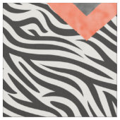 Orange Schwarz-weiße Diamantmuster Stoff (Nahaufnahme)