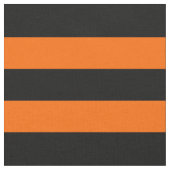 Orange/Schwarze Streifen Stoff (Nahaufnahme)