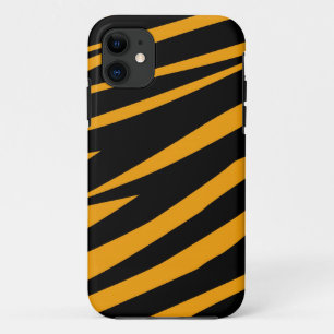 ORANGE SCHWARZER TIGER STRIPES MUSTER Case-Mate iPhone HÜLLE