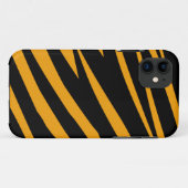 ORANGE SCHWARZER TIGER STRIPES MUSTER Case-Mate iPhone HÜLLE (Rückseite (Horizontal))