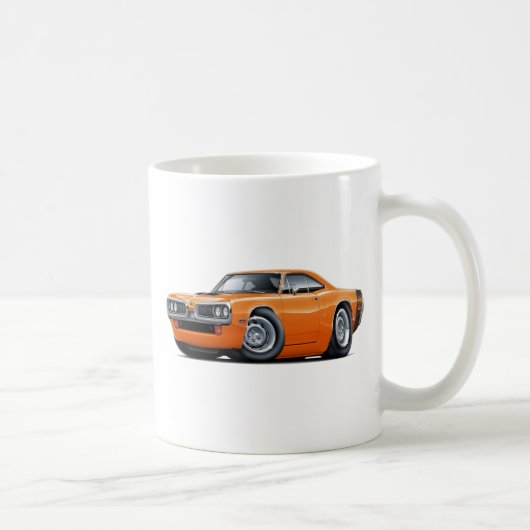 Orange-Schwarzes Auto der Superbienen-1970 Kaffeetasse (Rechts)