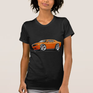 Orange-Schwarzes Auto des Herausforderer-SRT8 T-Shirt