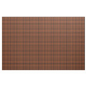 Orange-schwarzes Gingham-Karo Stoff (Yard (91,4 cm))