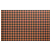Orange-schwarzes Gingham-Karo Stoff (Fat Quarter (45,7 x 55,9 cm))