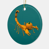 Orange Scorpion Keramik Ornament (Links)