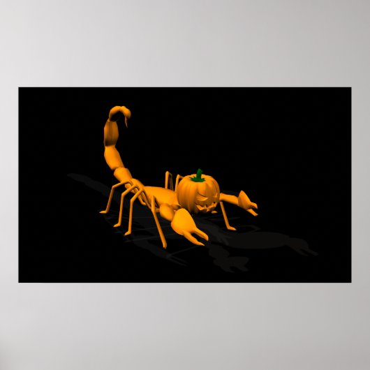 Orange Scorpion Poster (Vorne)