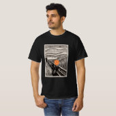 Orange Scream - Altered Art Designs T-Shirt (Vorne ganz)