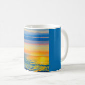 Orange Sea Sunset Kaffeetasse (VorderseiteRechts)