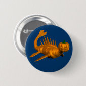 Orange Seadragon Button (Vorne & Hinten)
