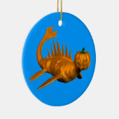 Orange Seadragon Keramik Ornament (Rechts)
