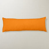 Orange Seitenschläferkissen (Rückseite)