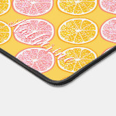 Orange Senf Orange Schreibtischunterlage (Ecke)