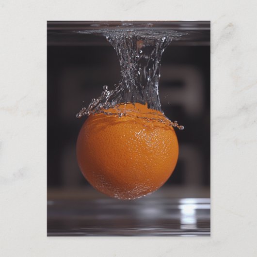 ORANGE-SERIE #1 POSTKARTE (Vorderseite)