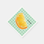 Orange Serviette (Ecke)