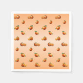 Orange Serviette (Vorderseite)