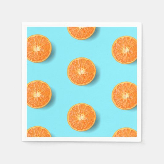 Orange Serviette (Vorderseite)