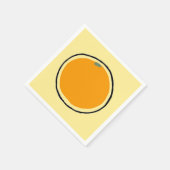 Orange Serviette (Ecke)