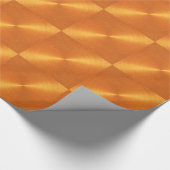 Orange Sheen Wrapping Paper Geschenkpapier (Ecke)