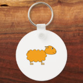 Orange Sheep Schlüsselanhänger (Vorderseite)