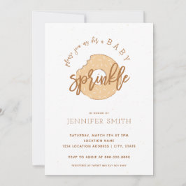 Orange Sherbert Baby besprühen Einladung