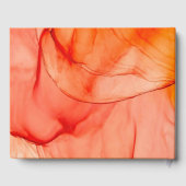 Orange Sherbert Gästebuch (Rückseite)