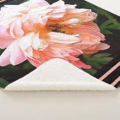 Orange Sherbert Romantic Peony Sherpadecke (3/4)