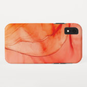 Orange Sherbet Case-Mate iPhone Hülle (Rückseite (Horizontal))