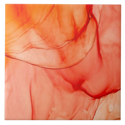 Orange Sherbet Fliese (Vorderseite)