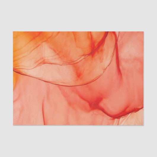 Orange Sherbet Seidenpapier (Vorderseite)