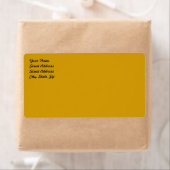 Orange Shipping Label (Insitu)