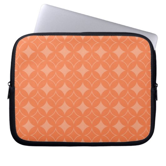 Orange Shippo Laptopschutzhülle (Vorderseite)