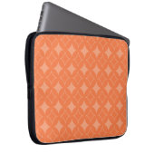 Orange Shippo Laptopschutzhülle (Vorne Rechts)