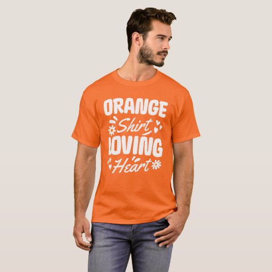 Orange Shirt Love Heart (Vorne ganz)