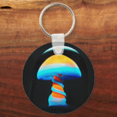 Orange Shroom Schlüsselanhänger (Vorderseite)