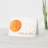 Orange Sie froh? Karte (Vorderseite)