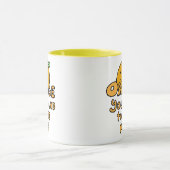 Orange Sie froh zu trinken Tasse (Zentrum)