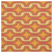 Orange-Siebenkettenmuster Stoff (Muster)