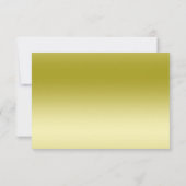 Orange Silk Bow Gold Glitter Sequins 18th Birthday Save The Date (Rückseite)