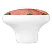 Orange Single Dahlia Floral Keramikknauf (Seitenansicht)