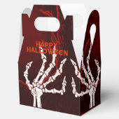 Orange Skeleton Hands Gable Geschenkschachtel (Geöffnet)