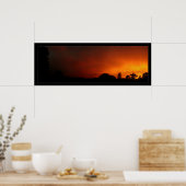 Orange Skies Poster (Küche)
