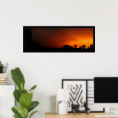 Orange Skies Poster (Heimbüro)