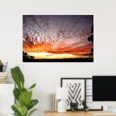 Orange Skies Poster (Heimbüro)