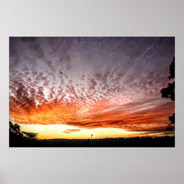 Orange Skies Poster