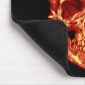 Orange Skull Halloween Maus Pad Mousepad (Ecke)